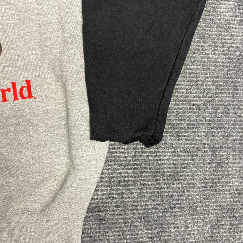 Vintage‎ Walt Disney World Mickey Mouse Sweatshirt Mens XXL Gray Black Vintage - Picture 4 of 5